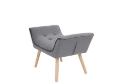 Hocker, ca. 90 x 48 x 54 cm - Dunkelgrau