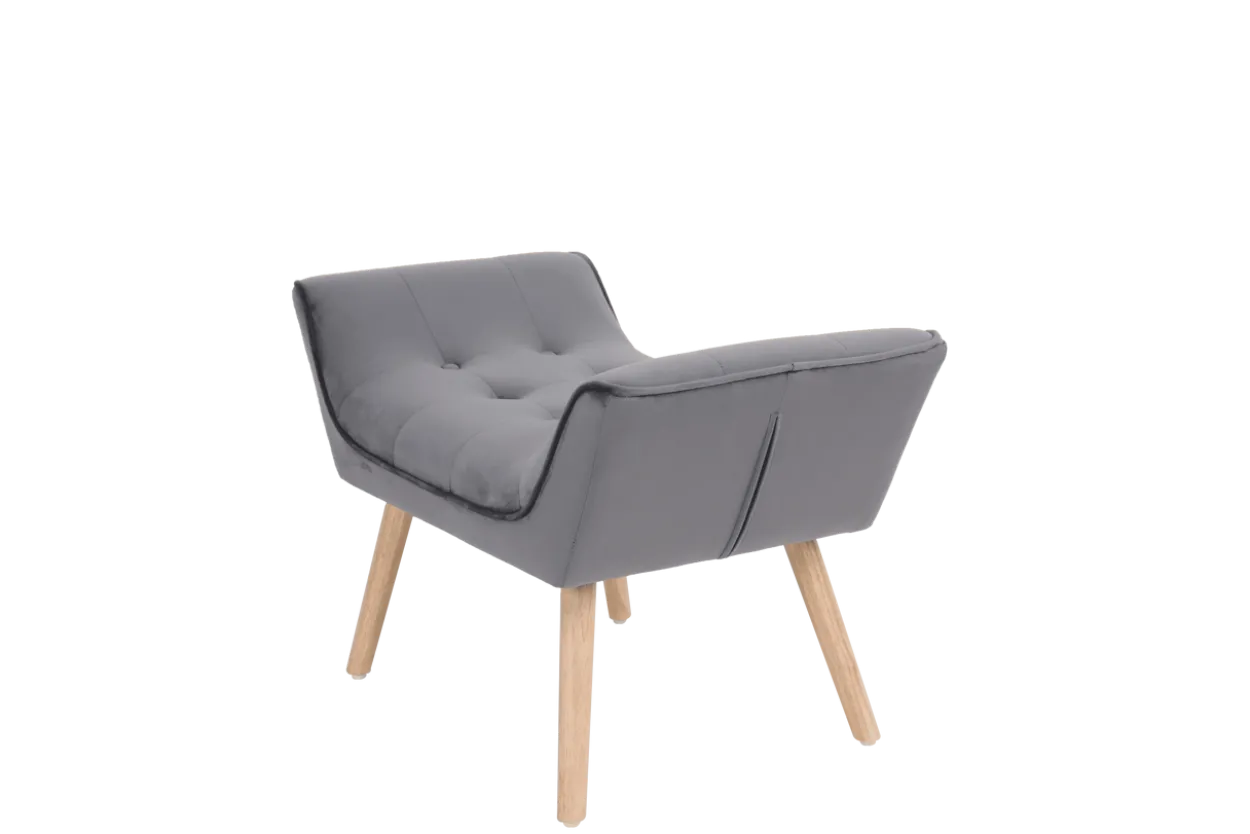 Hocker, ca. 90 x 48 x 54 cm - Dunkelgrau