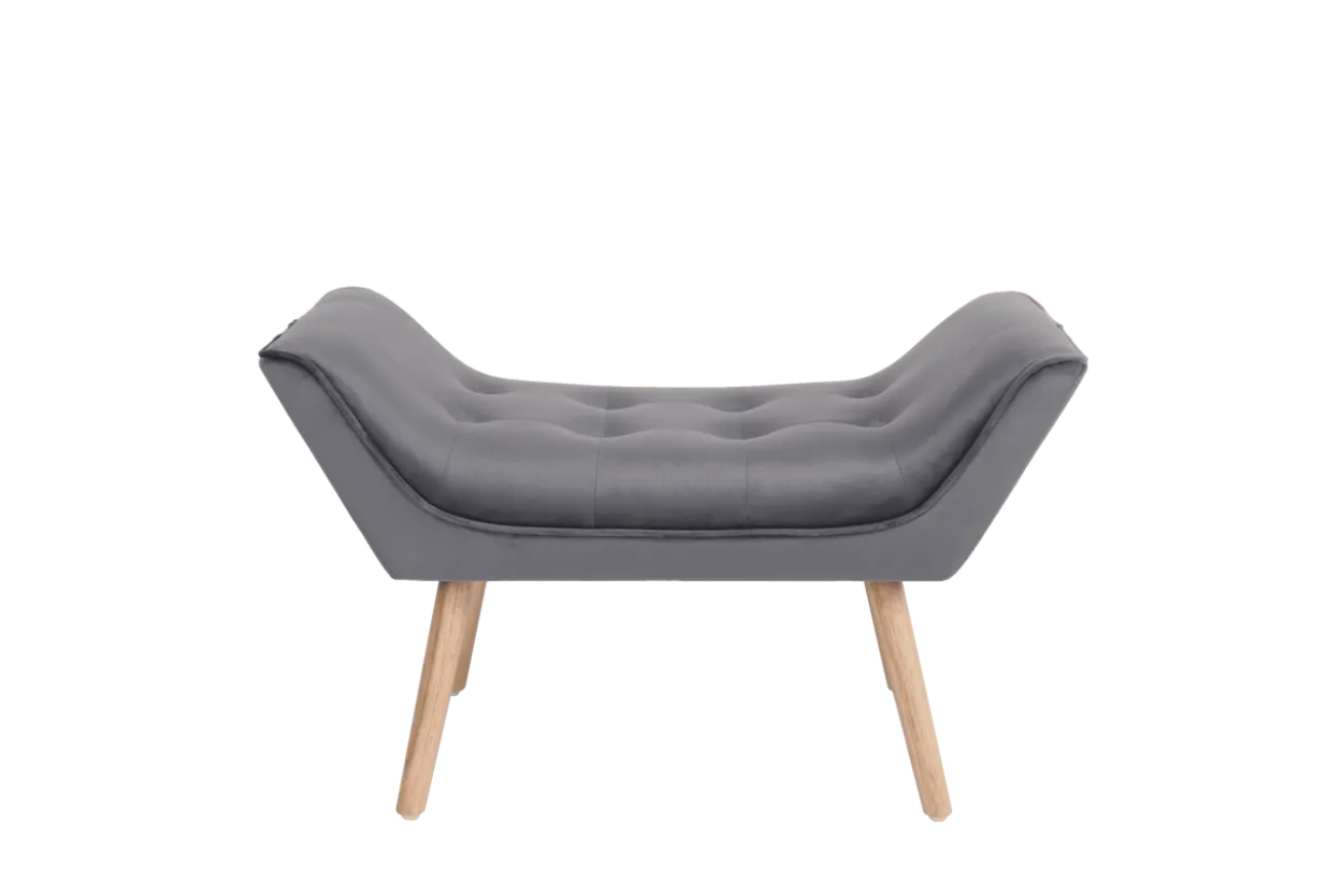 Hocker, ca. 90 x 48 x 54 cm - Dunkelgrau
