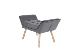 Hocker, ca. 90 x 48 x 54 cm - Dunkelgrau