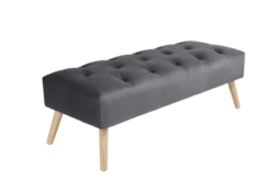 Hocker, ca. 126 x 49 x 42 cm - Dunkelgrau