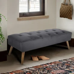 Hocker, ca. 126 x 49 x 42 cm - Dunkelgrau