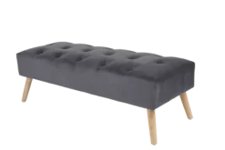 Hocker, ca. 126 x 49 x 42 cm - Dunkelgrau