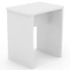 Hocker "Esal" Weiß