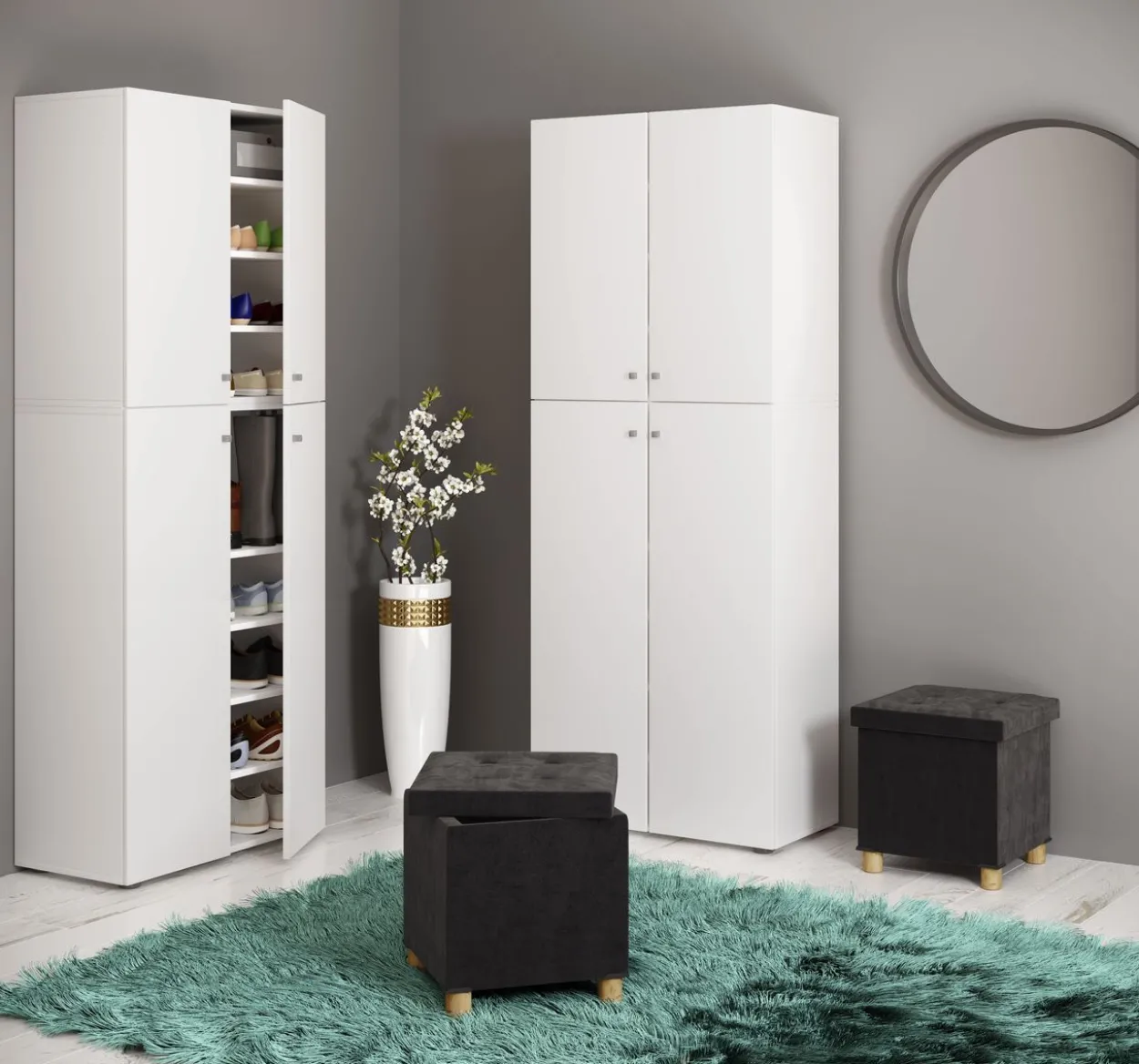Hocker "Sizos M" Anthrazit