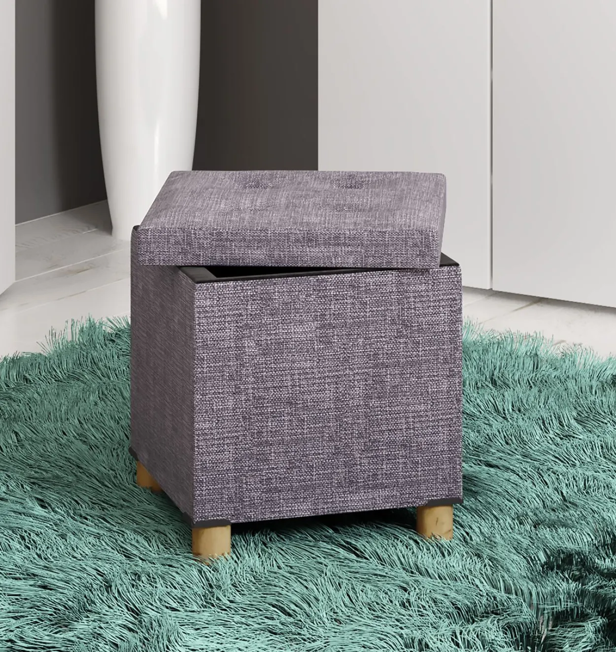 Hocker "Sizos M" Hellgrau