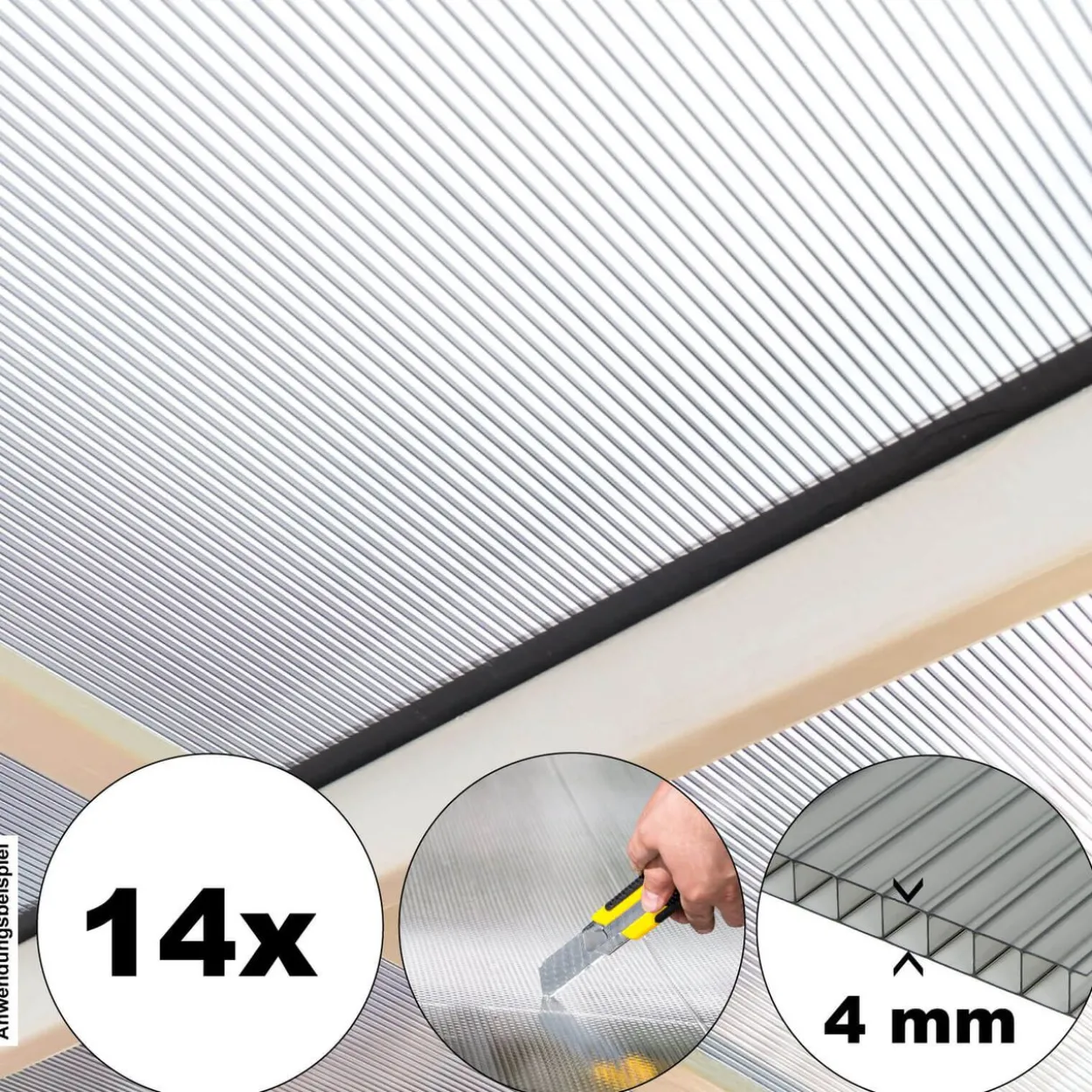 Hohlkammerstegplatten Polycarbonat Doppelstegplatten VARUS