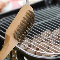Holz Grillbürste