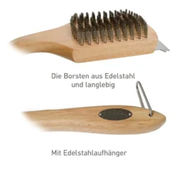 Holz Grillbürste
