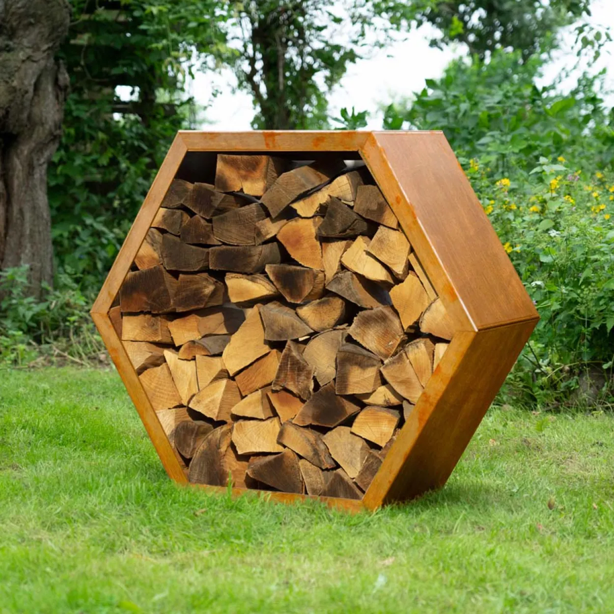 Holzlege ANTARES 6-eckig, offen