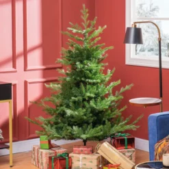 HOMCOM 180 cm Weihnachtsbaum Künstlich Dichte Zweige für Weihnachtsfest