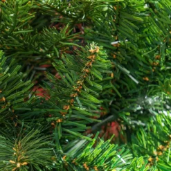 HOMCOM 180 cm Weihnachtsbaum Künstlich Dichte Zweige für Weihnachtsfest