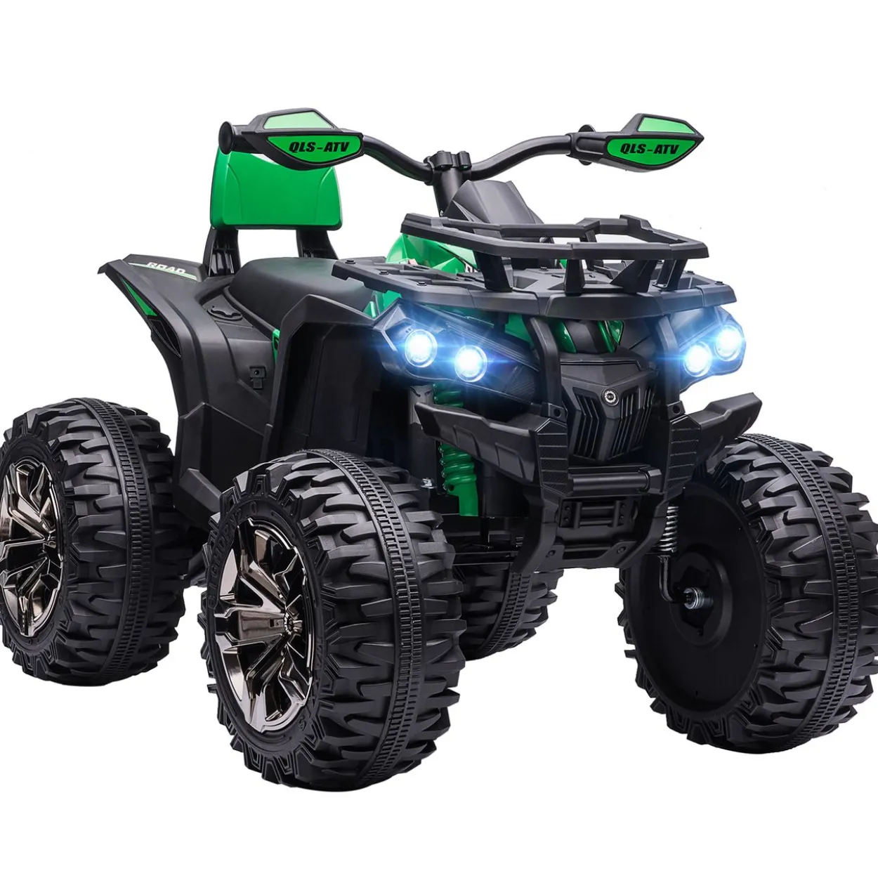 HOMCOM Elektro-Quad Kinderquad mit Scheinwerfer Kindermotorrad mit USB-Anschluss