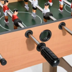 HOMCOM 4-in-1 Multispieltisch mit Tischfußball Tischhockey Tischtennis Billard