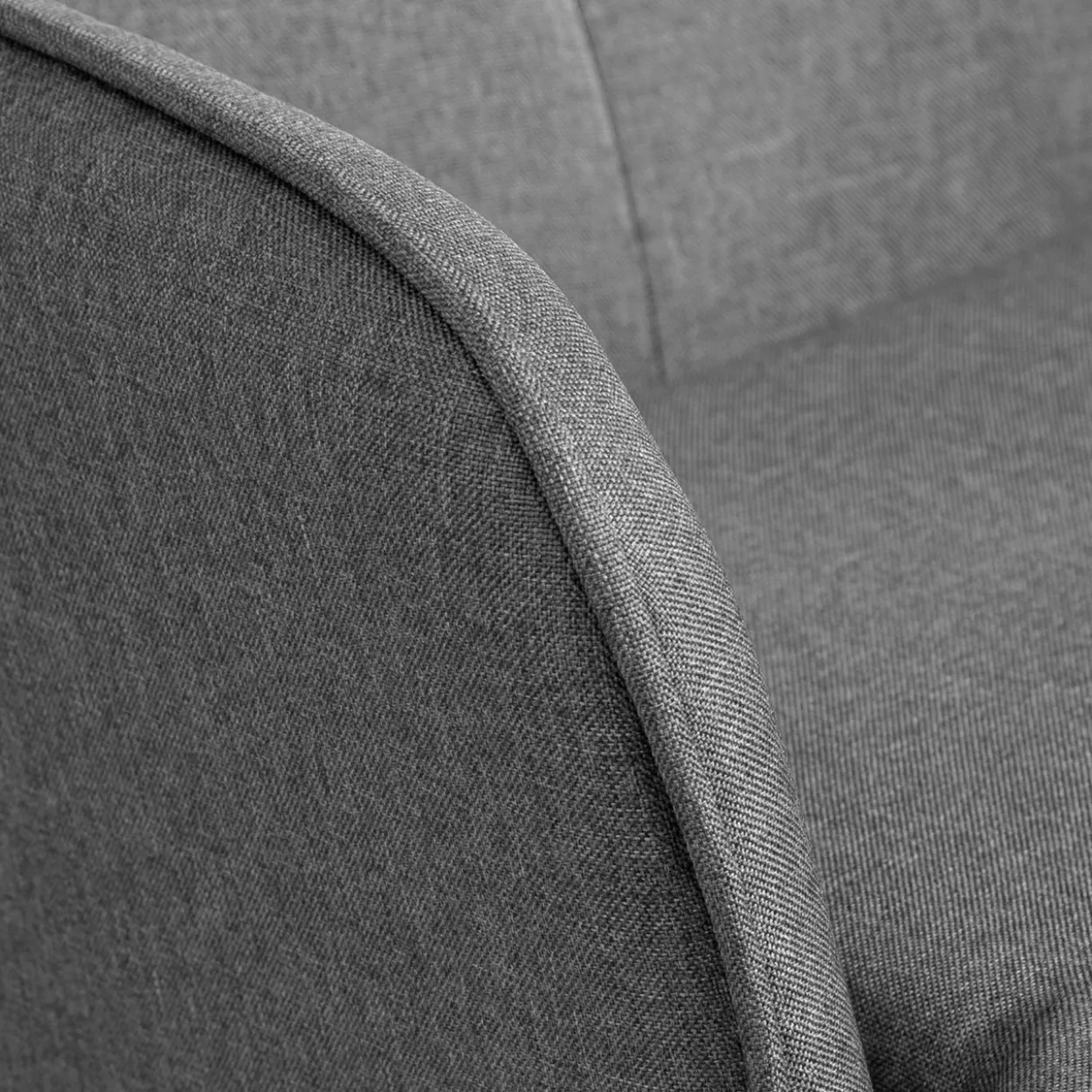 HOMCOM Schaukelstuhl Schwingsessel mit Hocker Relaxsessel mit Leinenoptik