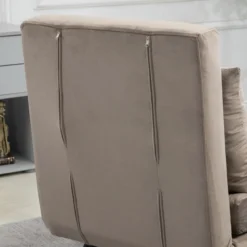 HOMCOM Schlafsessel, Einzelsofa mit Bettfunktion, Relaxsessel mit Rückenkissen