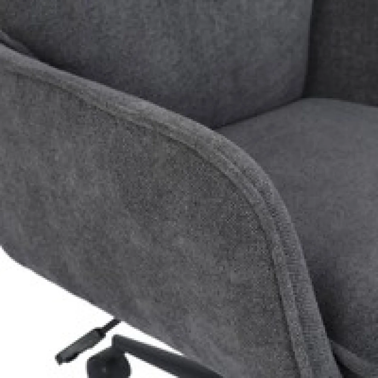 HOME DELUXE Bürostuhl CORA - Webstoff Anthrazit