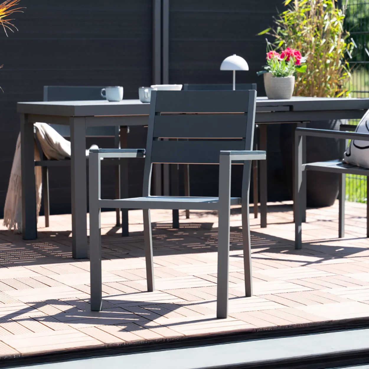 HOME DELUXE Gartenstuhl MADERA - 7 Stühle