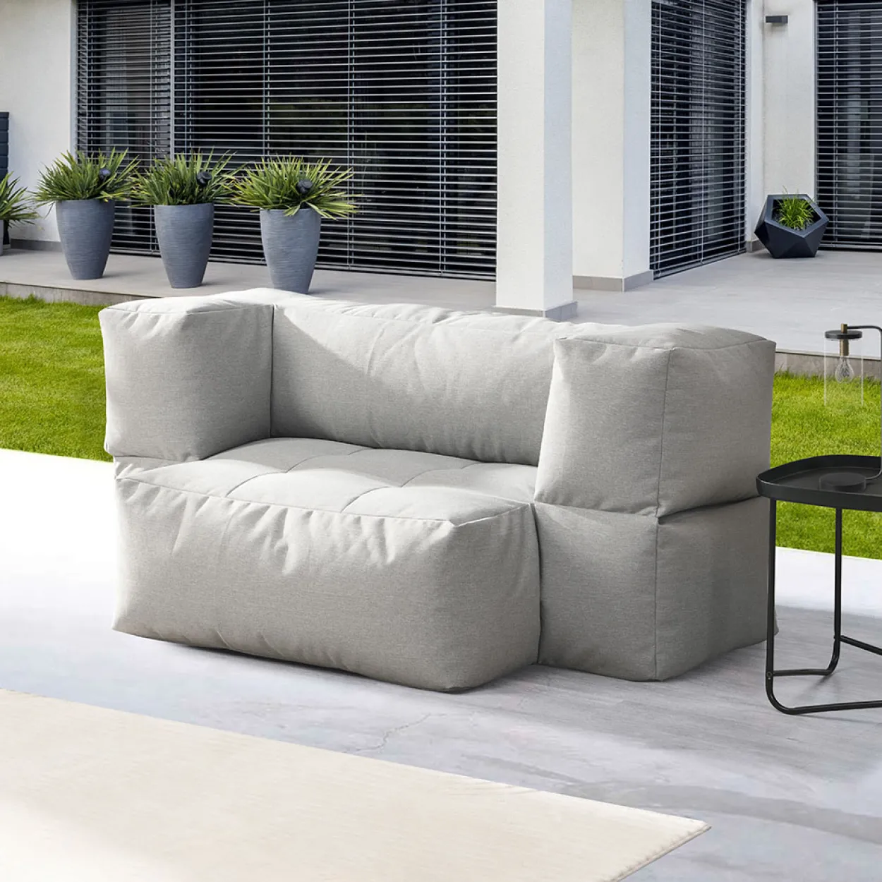 Home Deluxe Outdoor Sitzsack HEAVEN - Hellgrau