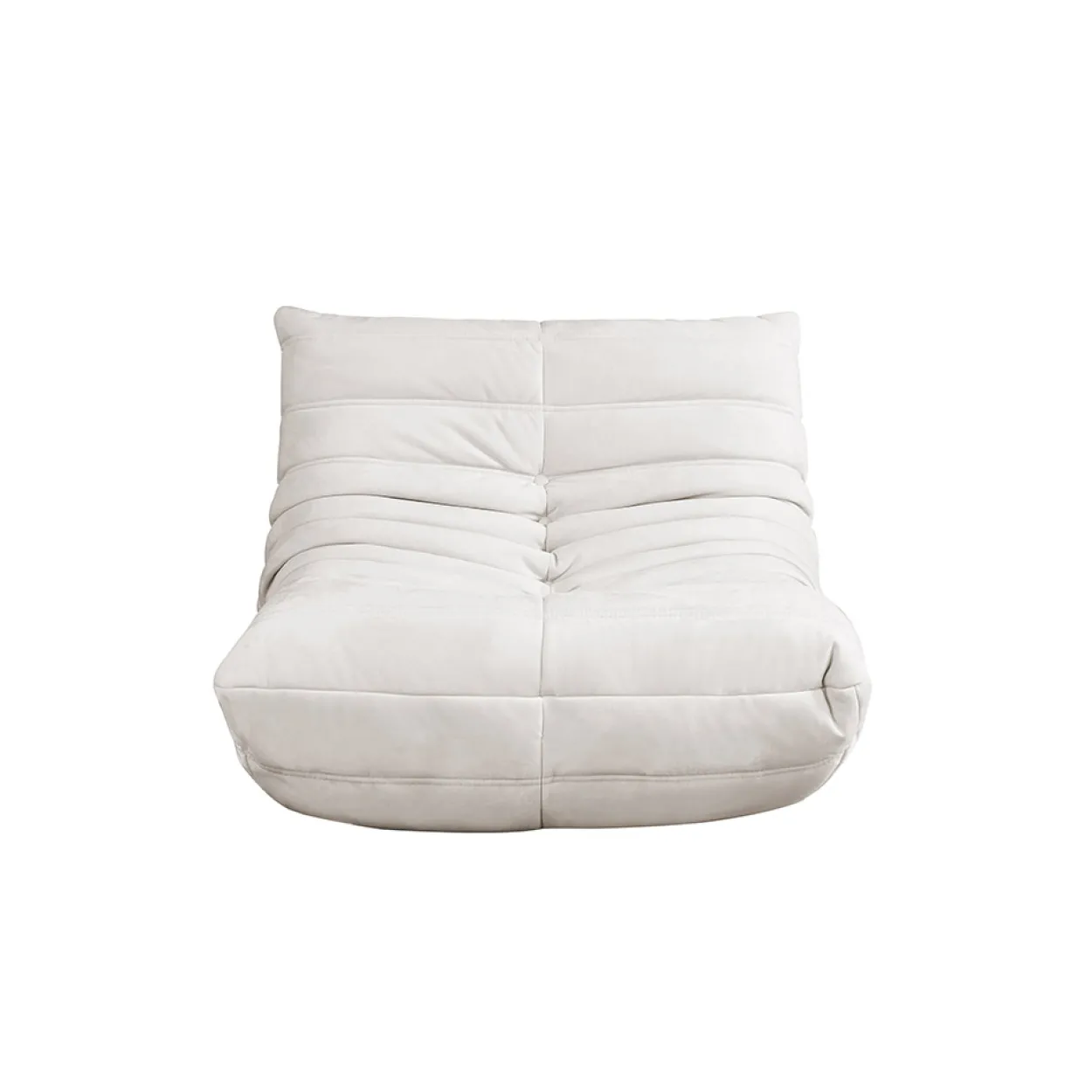 HOME DELUXE Relaxsessel mit Hocker CHILL - Beige