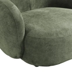 Home Deluxe Sessel Webstoff Dunkelgrün CASARA - 99 x 72 x 104