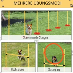 Hunde Agility Set 3-in-1-Training Haustiere Inklusive Tasche