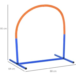 Hunde-Agility-Trainingsgeräte, Hund Agility Set, 4-teilges Steckhürdenset
