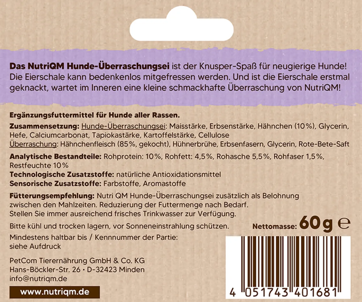 Hunde-Überraschungsei 5 x 60g