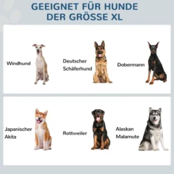 Hundenapf, Futterstation mit Stauraum, Hunde Fressnapf mit 2 Schüsseln