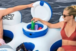 Hydro Force® 2-Personen-Schwimmring Rapid Rider™ II mit Rückenlehne 251 x 132 cm