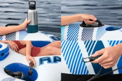 Hydro Force® 2-Personen-Schwimmring Rapid Rider™ II mit Rückenlehne 251 x 132 cm