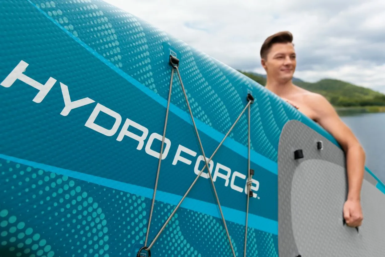 Hydro Force® SUP Allround Board-Set Aqua Drifter™ mit Sitz 335 x 91,5 x 15 cm