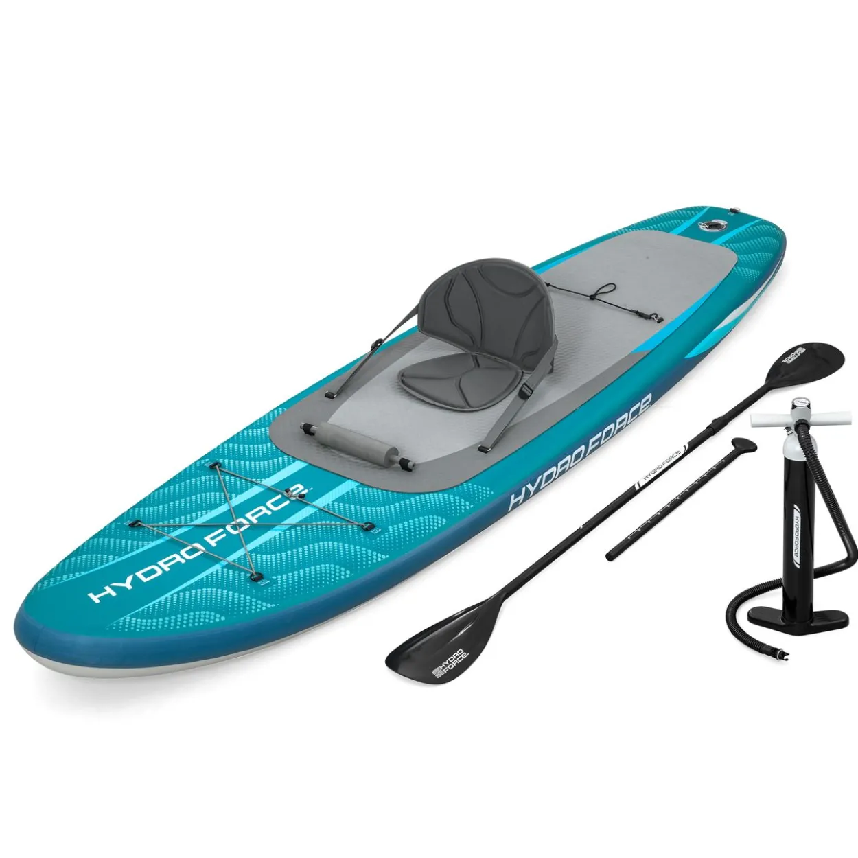 Hydro Force® SUP Allround Board-Set Aqua Drifter™ mit Sitz 335 x 91,5 x 15 cm