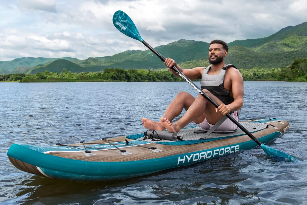Hydro Force® SUP Allround Board-Set Freesoul Elite™ mit Sitz 335 x 84 x 15 cm