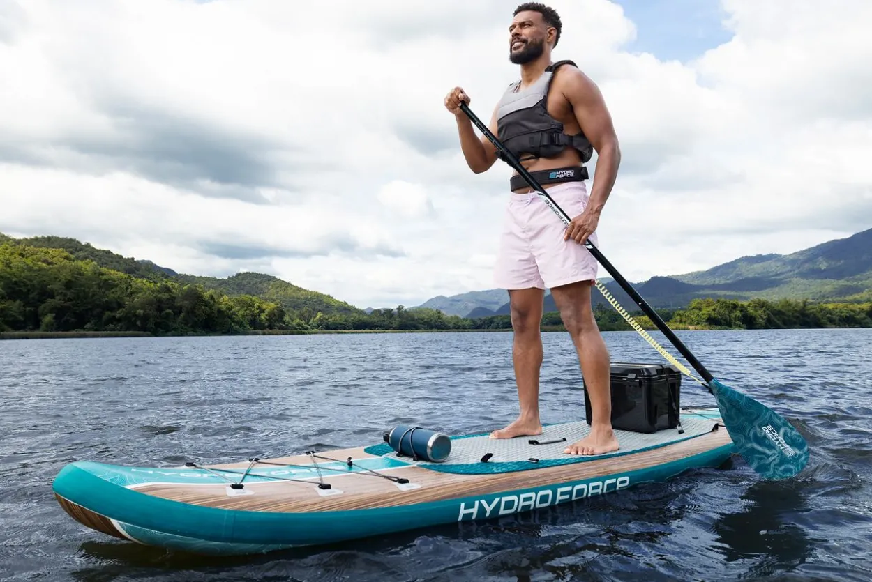 Hydro Force® SUP Allround Board-Set Freesoul Elite™ mit Sitz 335 x 84 x 15 cm