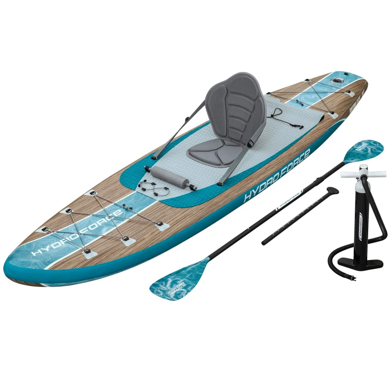 Hydro Force® SUP Allround Board-Set Freesoul Elite™ mit Sitz 335 x 84 x 15 cm