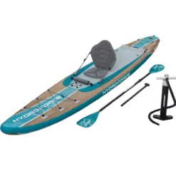 Hydro Force® SUP Touring Board-Set Glider Elite™ mit Sitz 381 x 79 x 15 cm