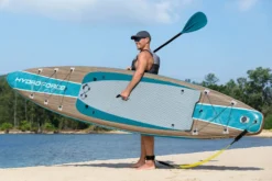 Hydro Force® SUP Touring Board-Set Glider Elite™ mit Sitz 381 x 79 x 15 cm