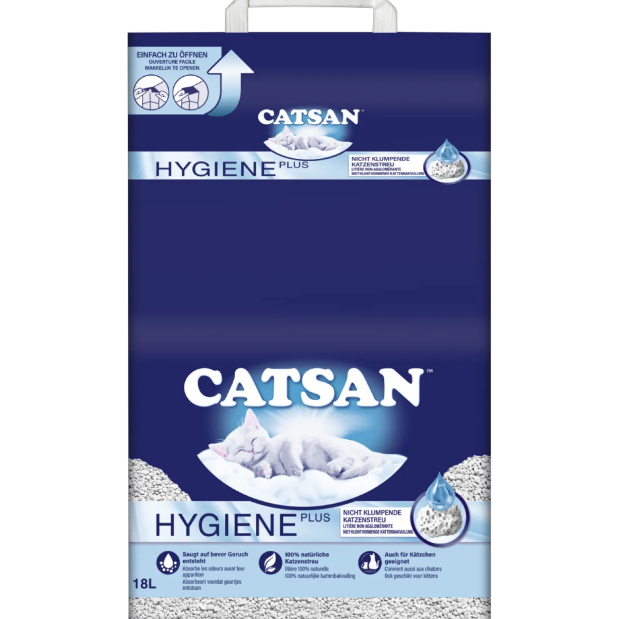 Hygiene Plus Katzenstreu 18l - 2er Set