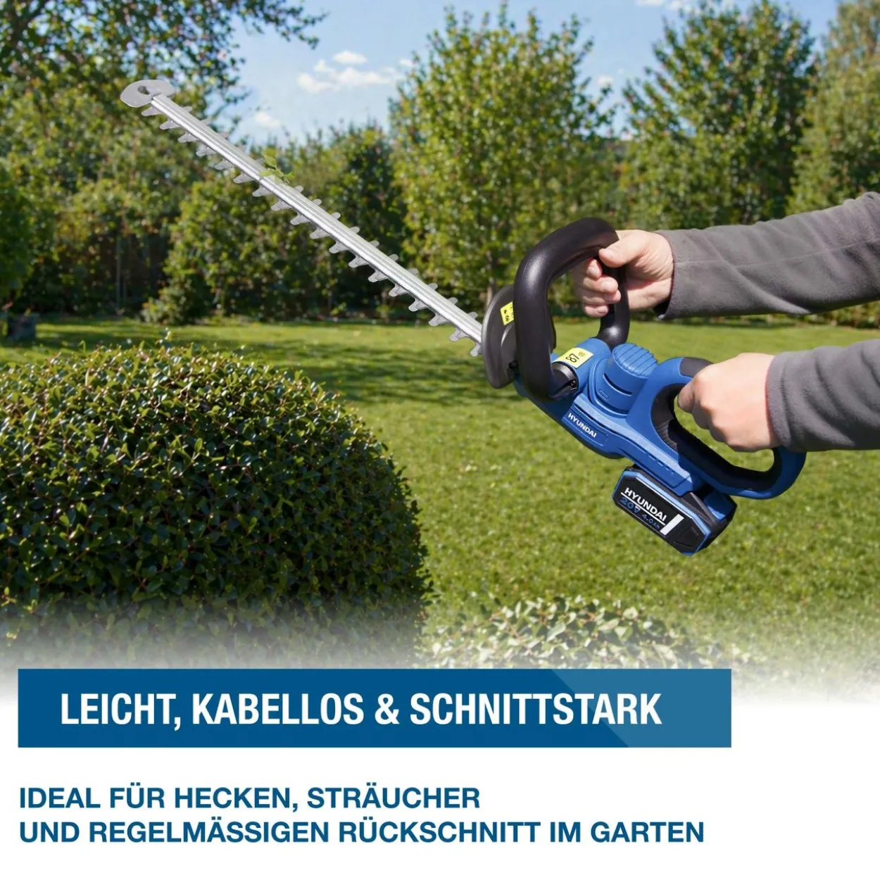 HYUNDAI Akku Heckenschere HT2051LI-4A1