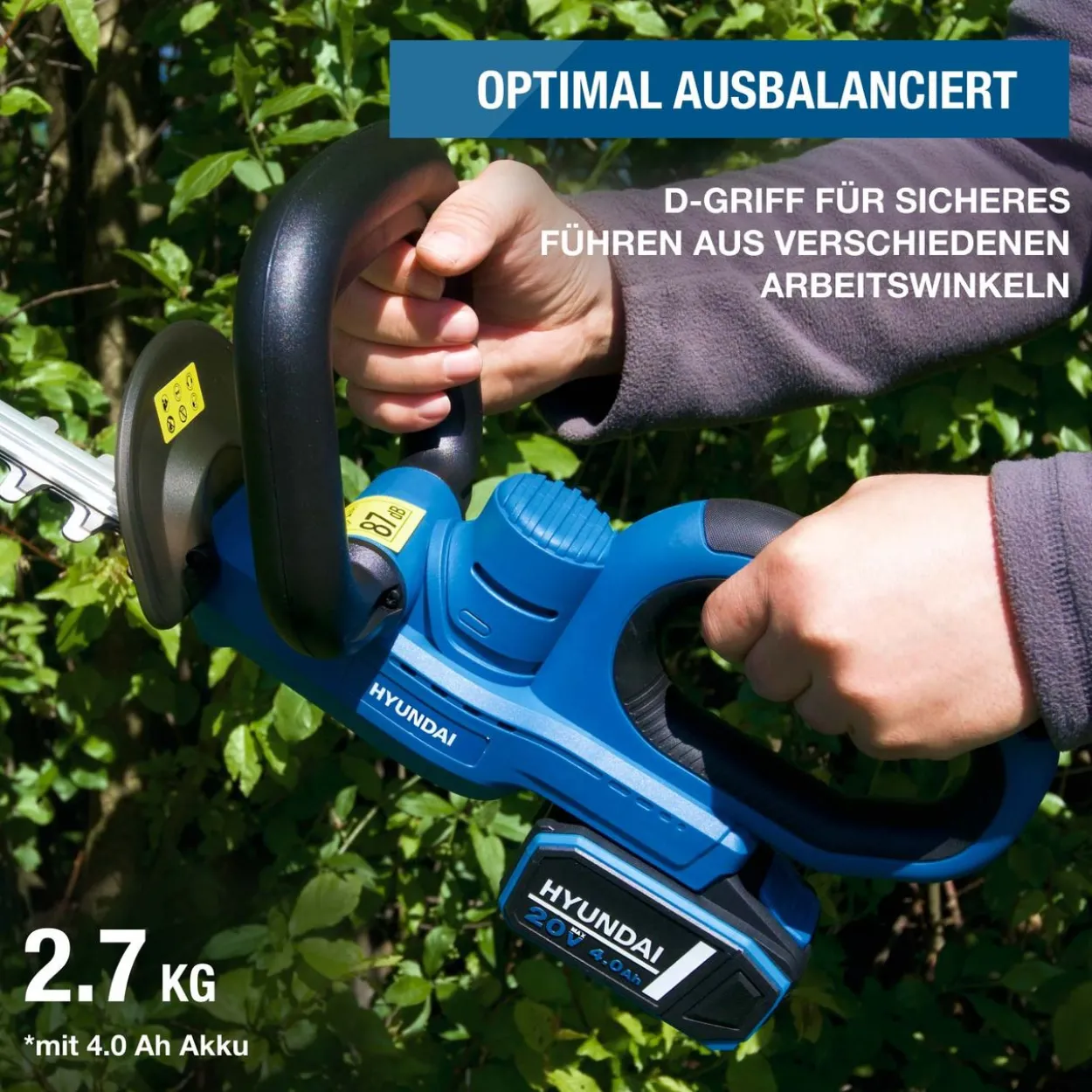 HYUNDAI Akku Heckenschere HT2051LI-4A1
