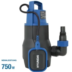 HYUNDAI Schmutzwasser Tauchpumpe TP75014D
