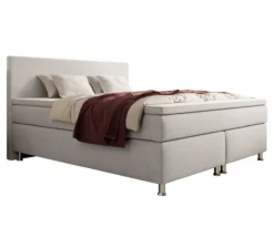 IHG Boxspringbett Gent 180x200cm Silbergrau BEZ-176626