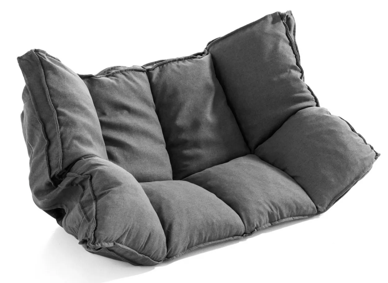 2 in 1 Bodensofa - Dunkelgrau