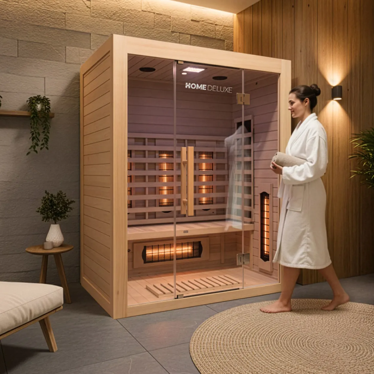 Infrarotsauna SAHARA L - mit Vollspektrumstrahler