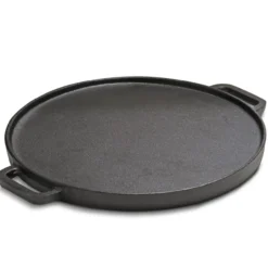 2 in 1 Gusseisen Grillplatte rund