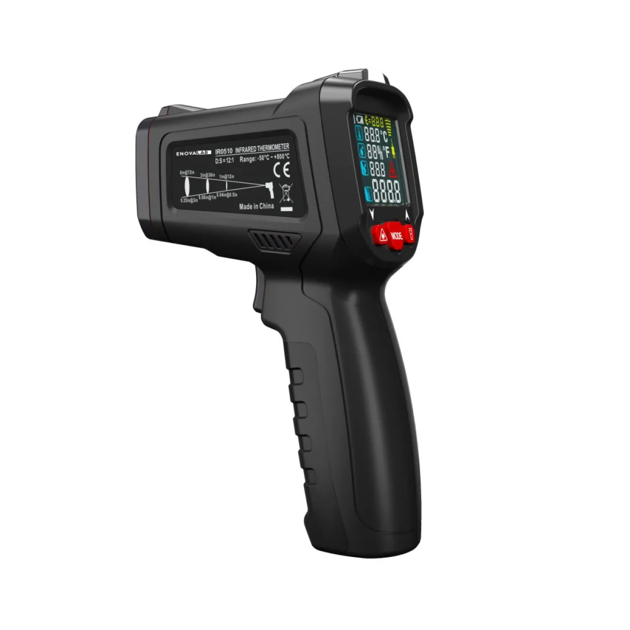 5in1 Infrarot-Thermometer IR0510, -50 bis +800 °C