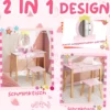 2-in-1-Kinder-Schminktischset