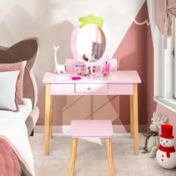 2-in-1-Kinder-Schminktischset
