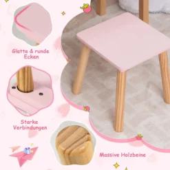 2-in-1-Kinder-Schminktischset